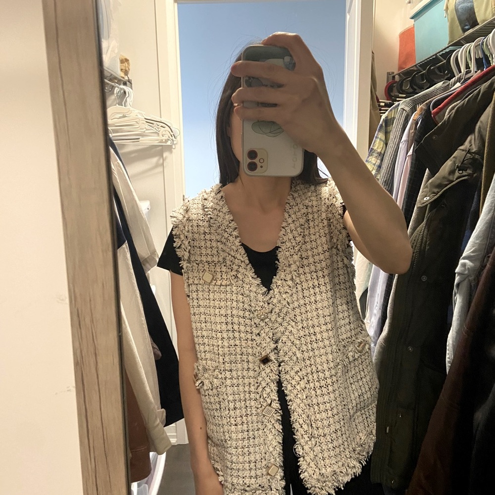 Tweed vest